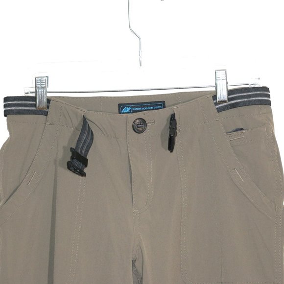 Eastern Mountain Nylon Olive Green Hiking Pants Size 6-R - Picture 3 of 6